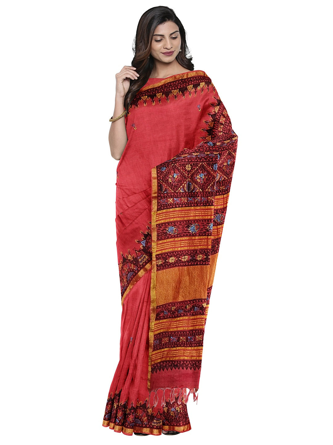 Dancing Doll on Cotton Silk – Grace in Every Move